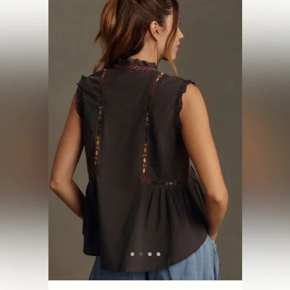 Anthropologie Current/Elliott The Solace Tank Top - Picture 2 of 11